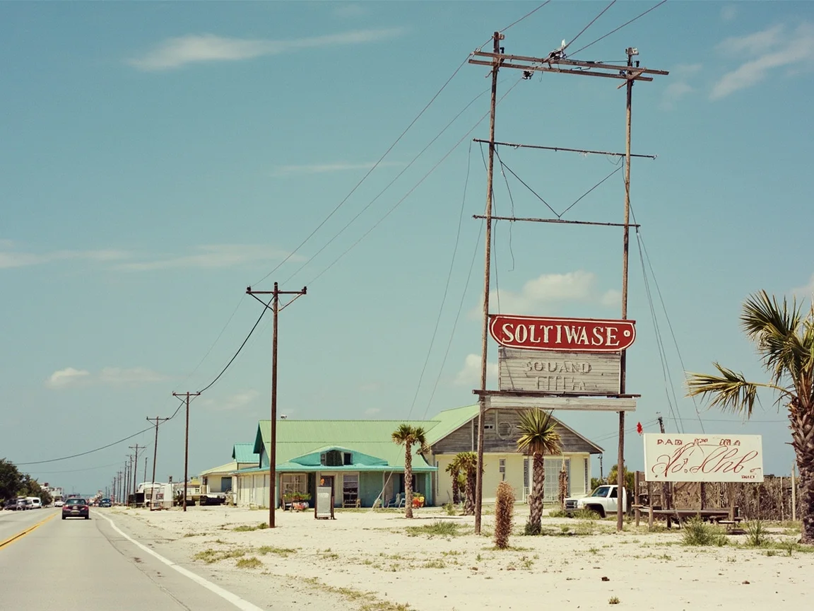 Схема трёхдневного маршрута по South Padre Island