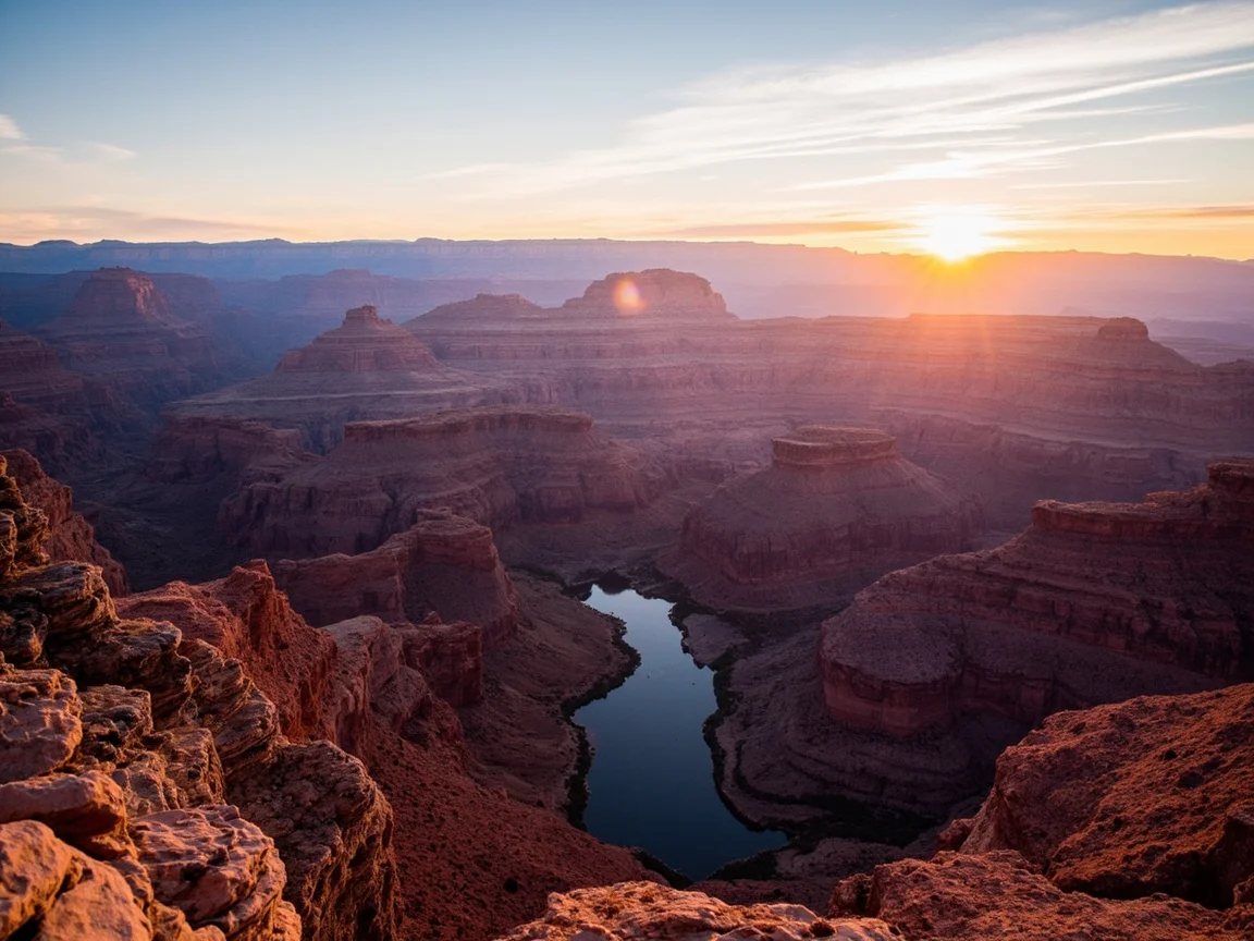 Chú thích ảnh: biển chỉ đường từ US-93 rẽ vào AZ-64 vào South Rim Grand Canyon