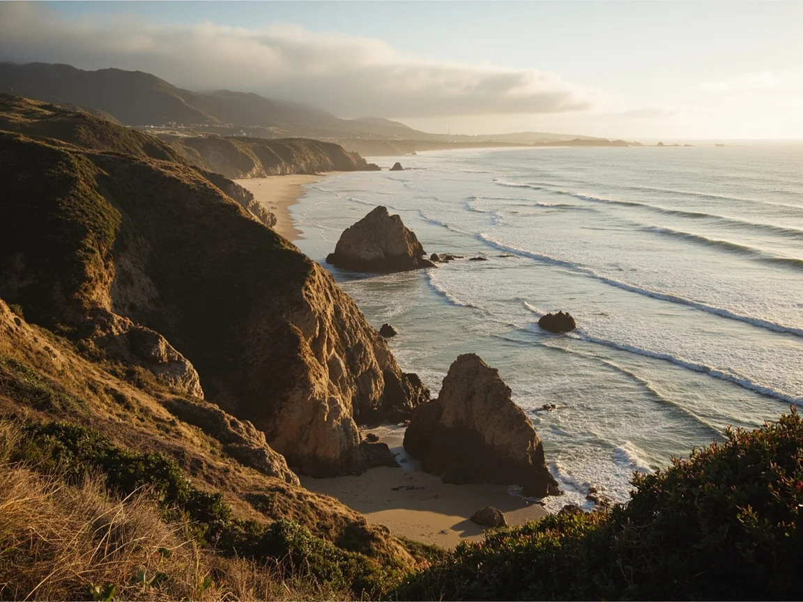 Sơ đồ tổng quan 7 điểm dừng Big Sur 1 ngày