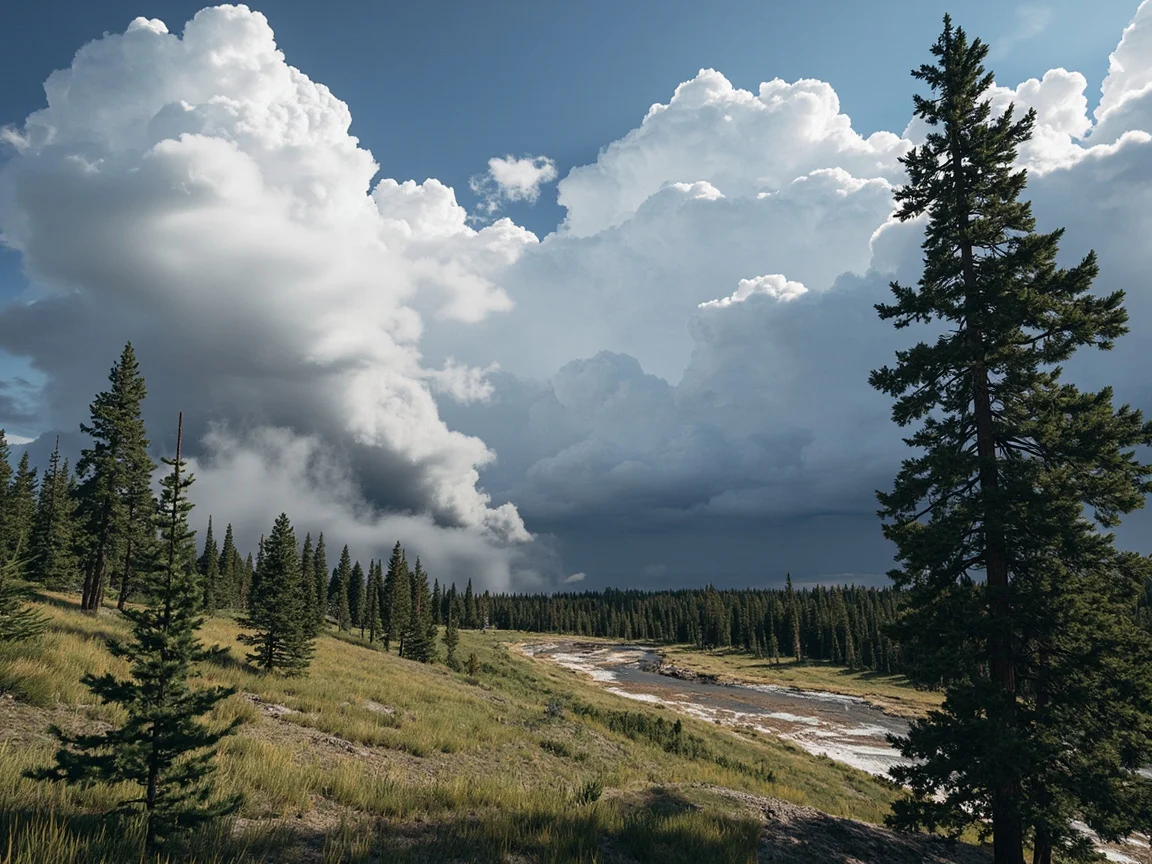 Описание фото: схема маршрута self-drive по кольцу-восьмёрке в Yellowstone