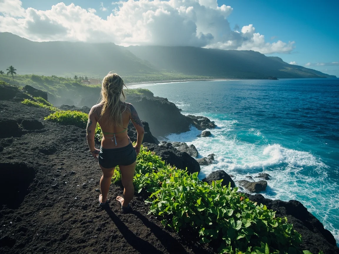 图片说明:Maui 机场到达大厅与公路标识牌对比图