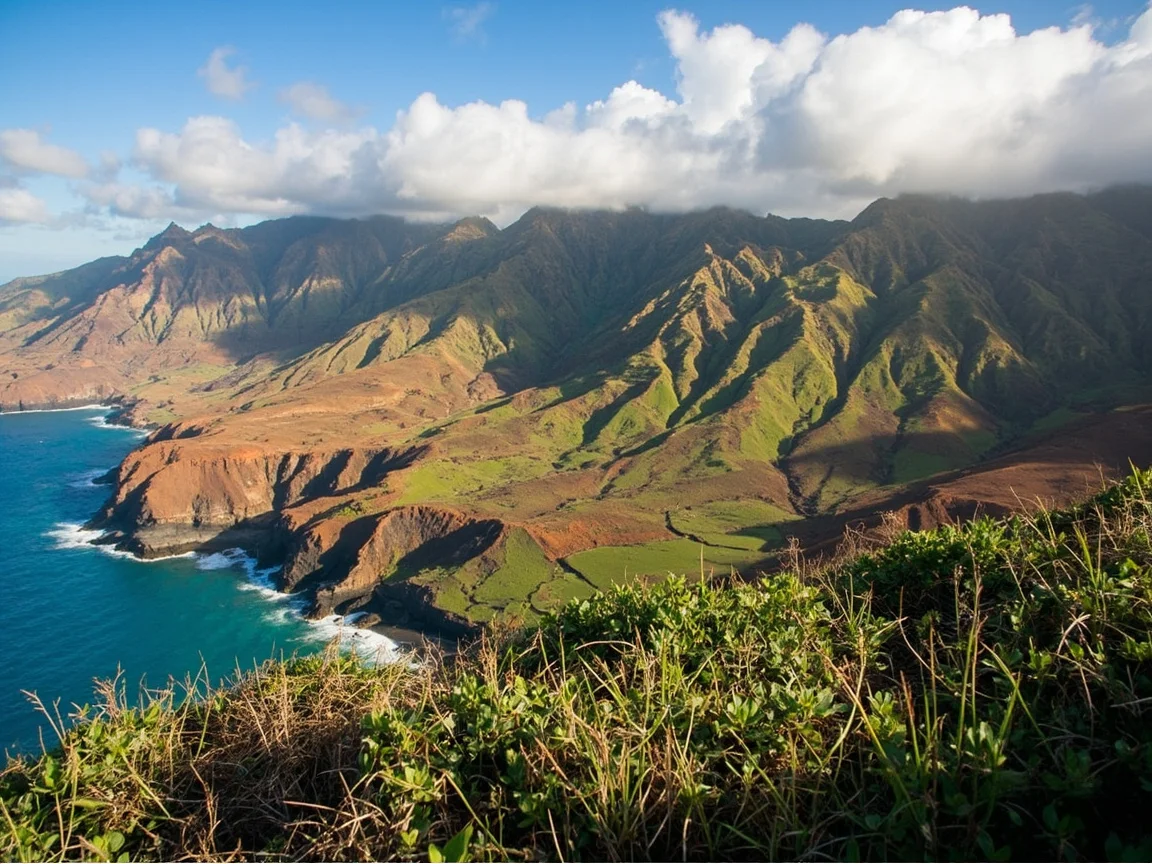 Maui 月度游客与机票价格曲线对比