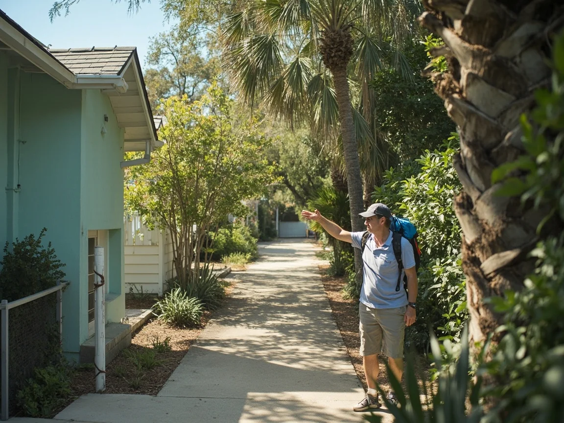 Sarasota 机场到达大厅与租车接驳区