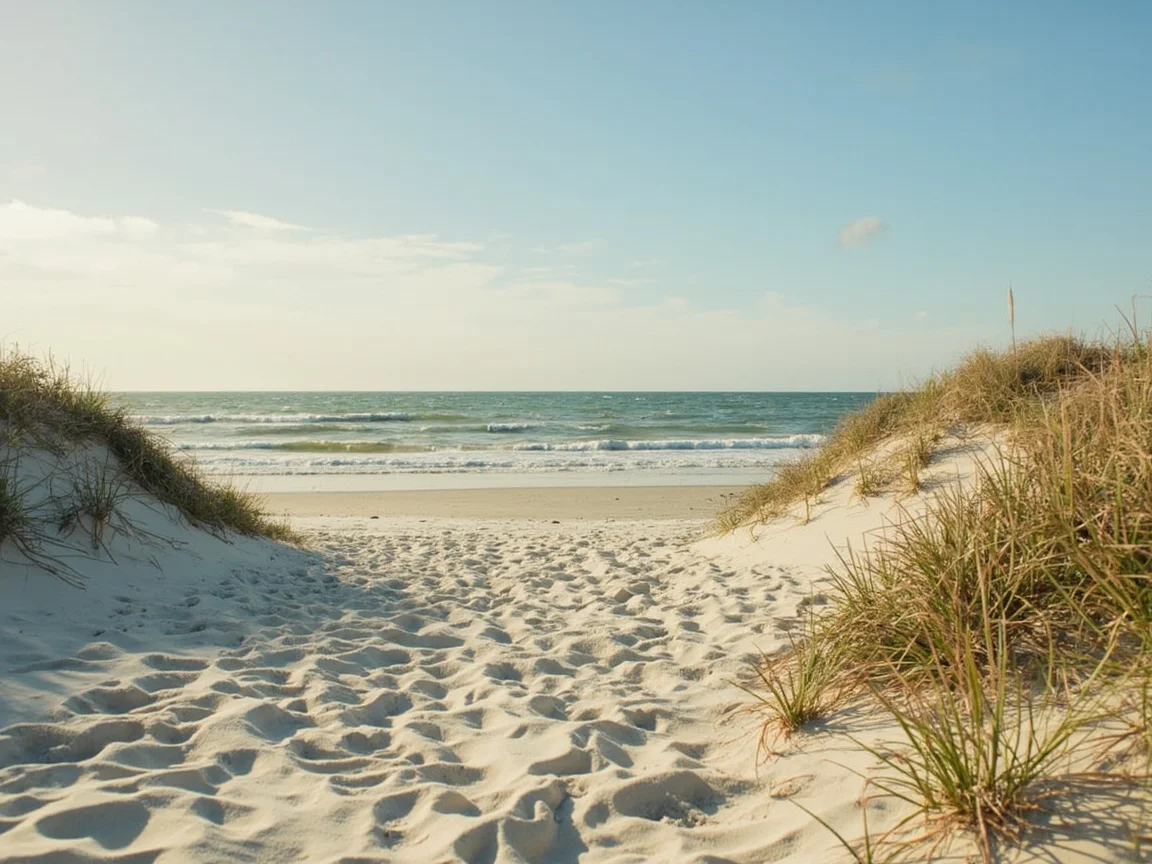 Схема расположения основных достопримечательностей South Padre Island