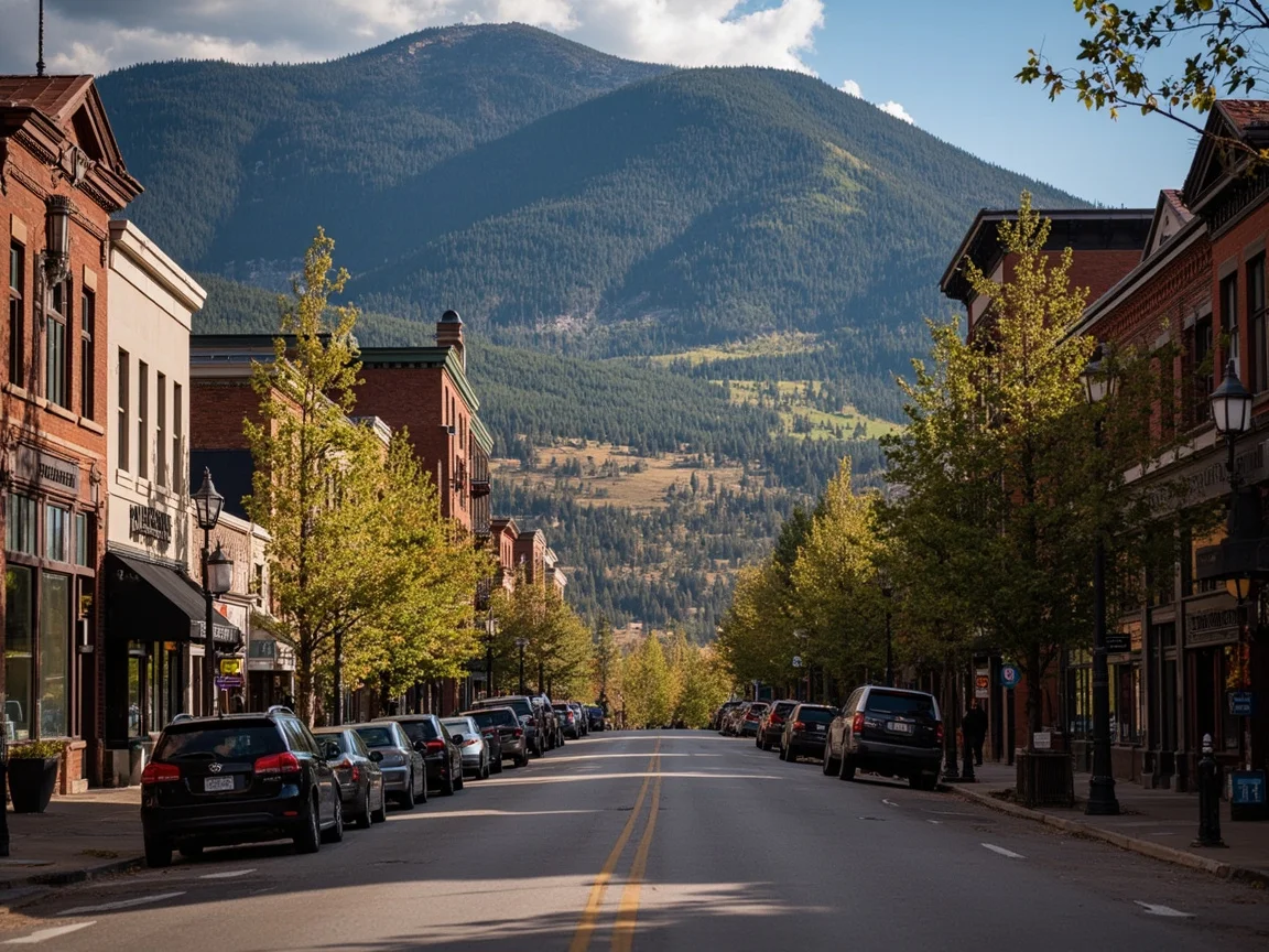 Breckenridge 雪山小镇晨景