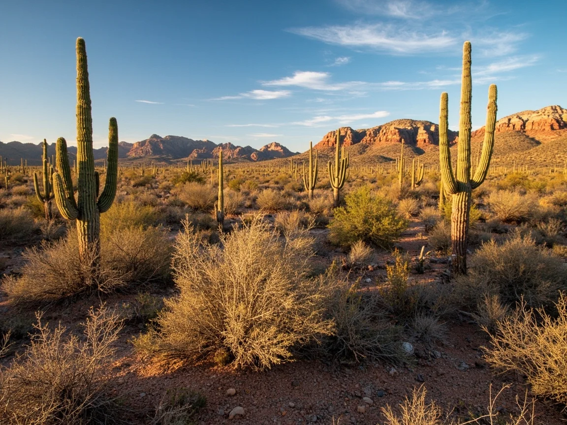 Kapsyen gambar: Luaran hotel rangkaian berdekatan pintu masuk daerah timur Saguaro National Park