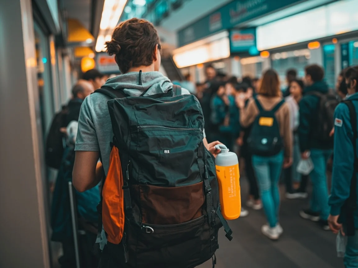 Larawan 1: Diagram ng self-drive supply sa mabilisang daanan ng kanlurang US at viral travel backpack costco