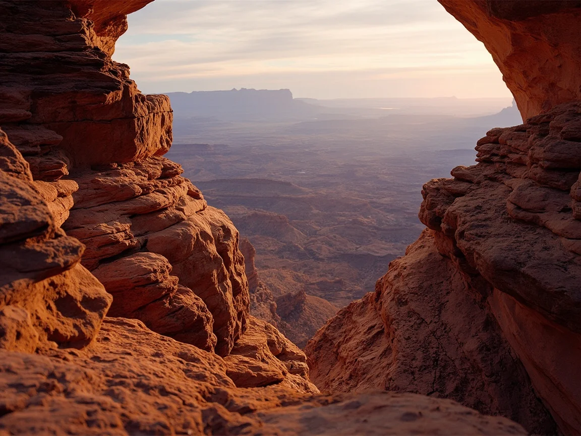 Arches 园区停车场与 Delicate Arch 远景