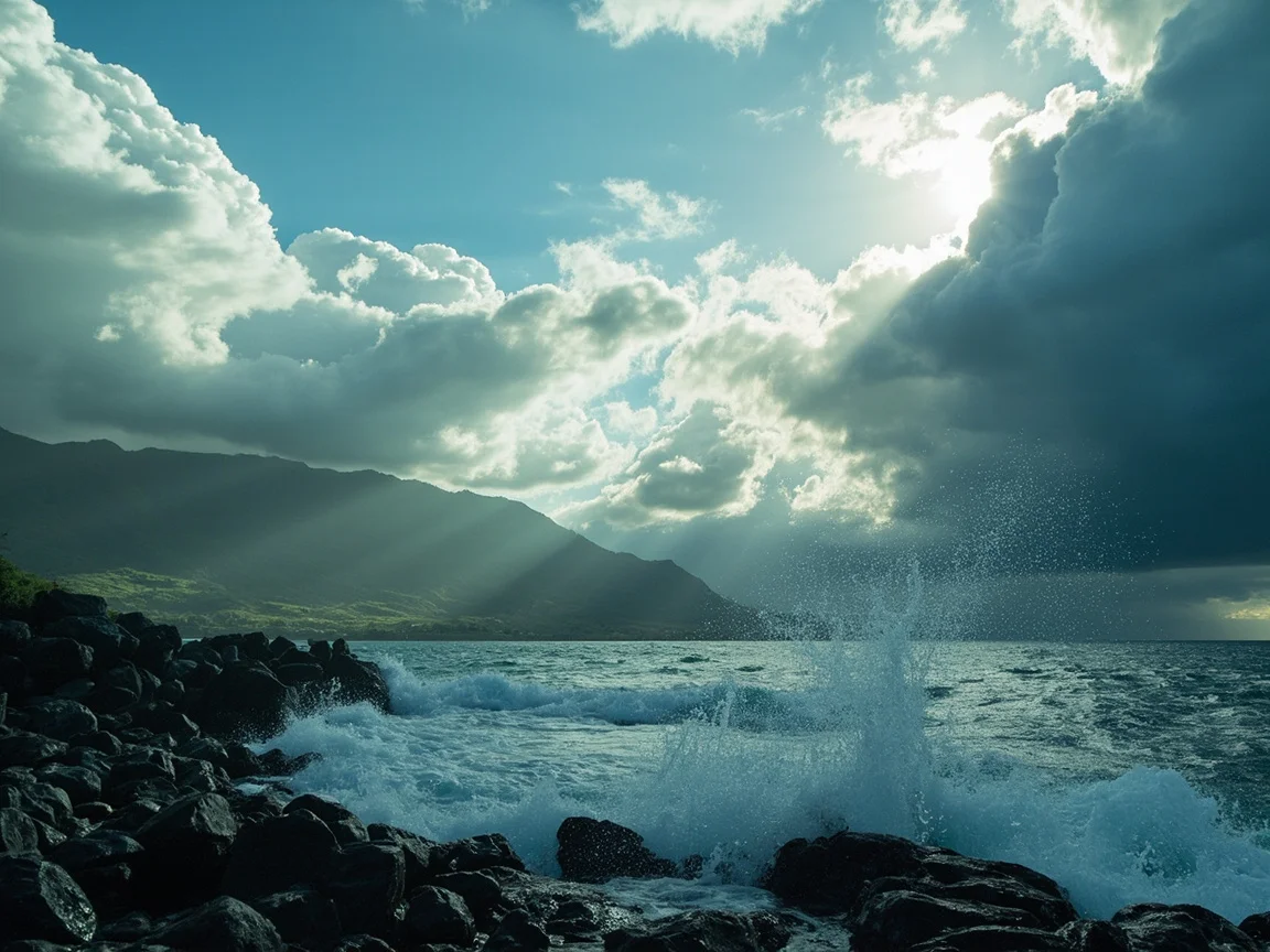 2026 Maui 12-month weather, crowd, and lodging price three-curve comparison chart