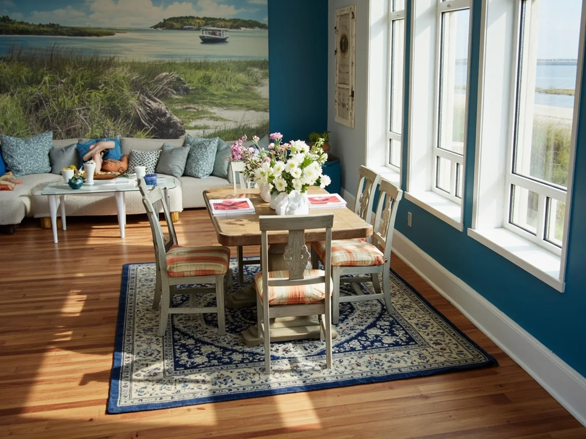 Image caption: Off-season ocean-view room and pool views inside Sea Pines Plantation