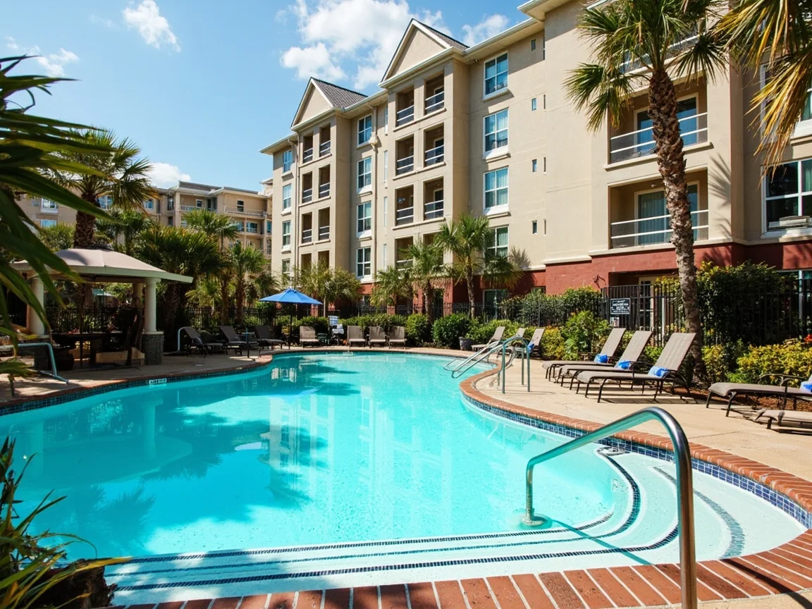 Historic Downtown area pool hotel exterior