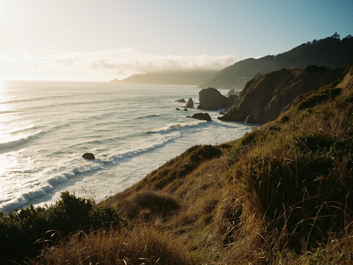 图片说明:Big Sur 海岸小屋外景