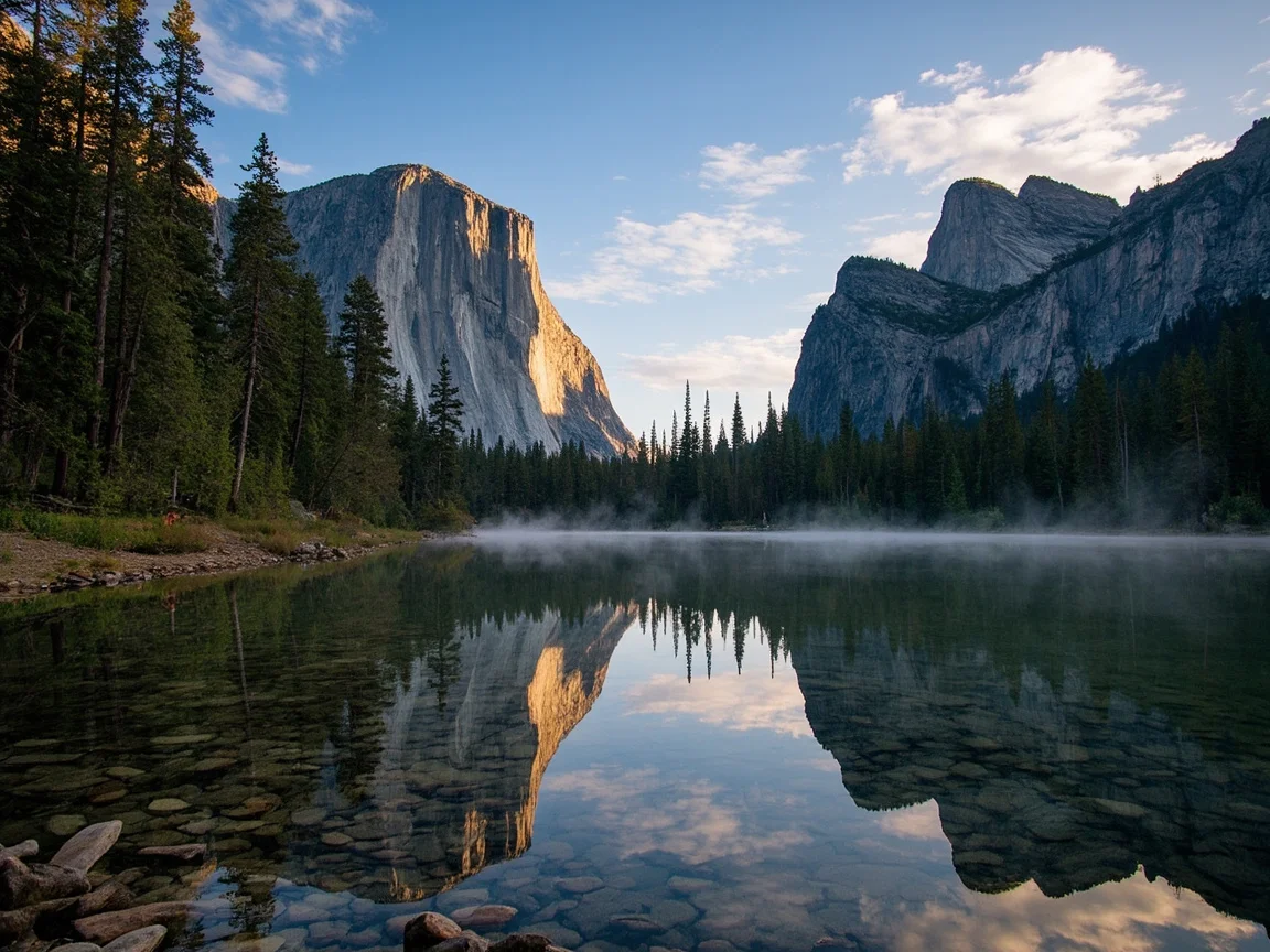 Trails around Yosemite Valley Lodge