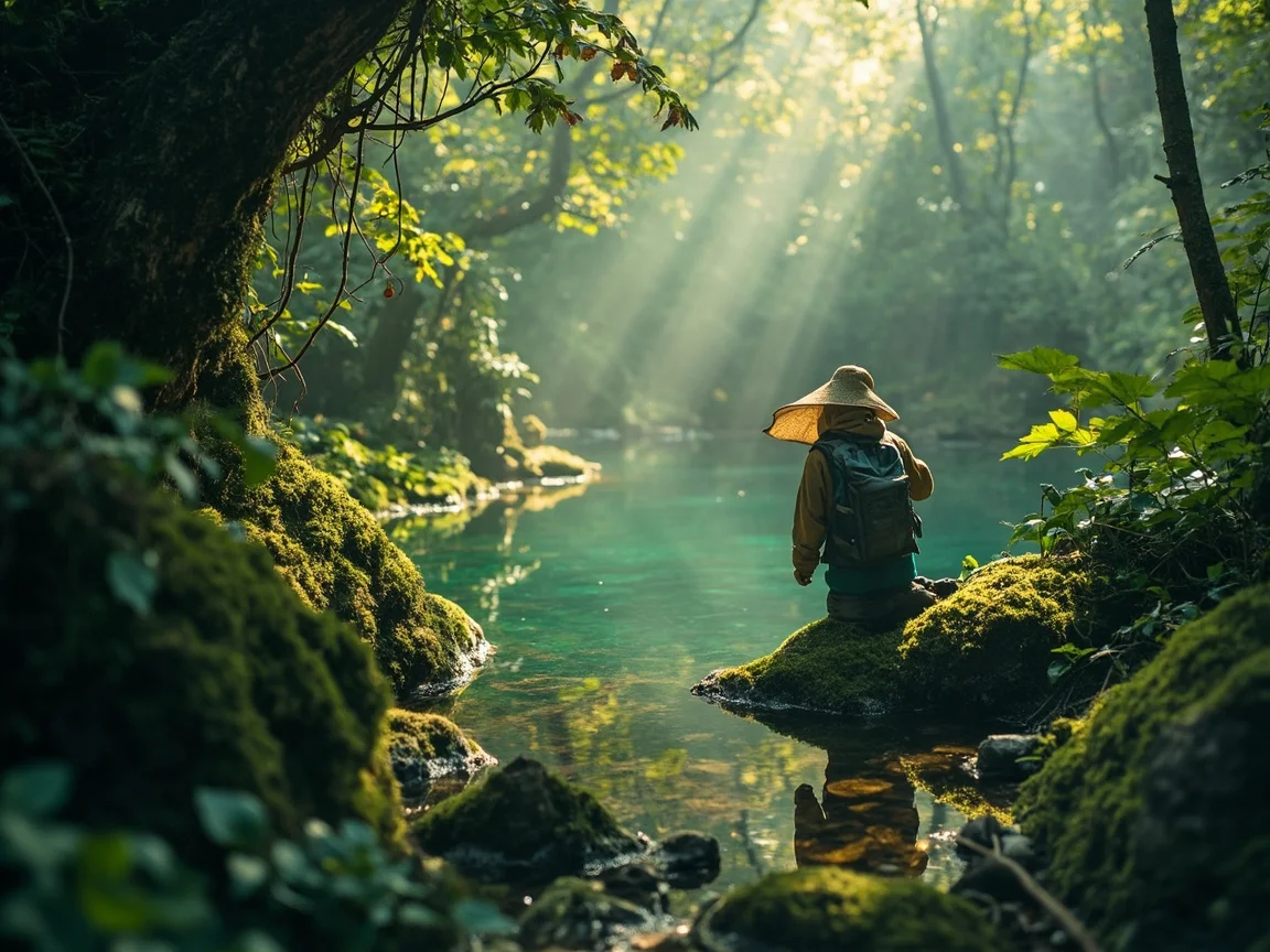 Chú thích ảnh: Cảnh đường phố tại cảng Mystic mùa thu với mây trước gió giật và du khách khoác thêm áo