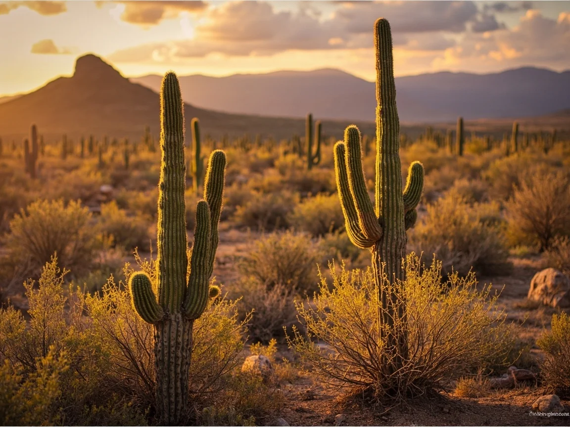 Подпись к изображению: схема visitor center национального парка Saguaro