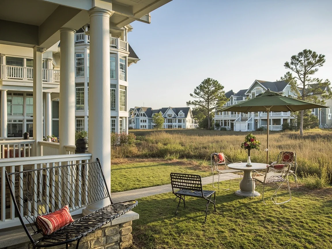 Hilton Head Island Coligny Beach sa takipsilim