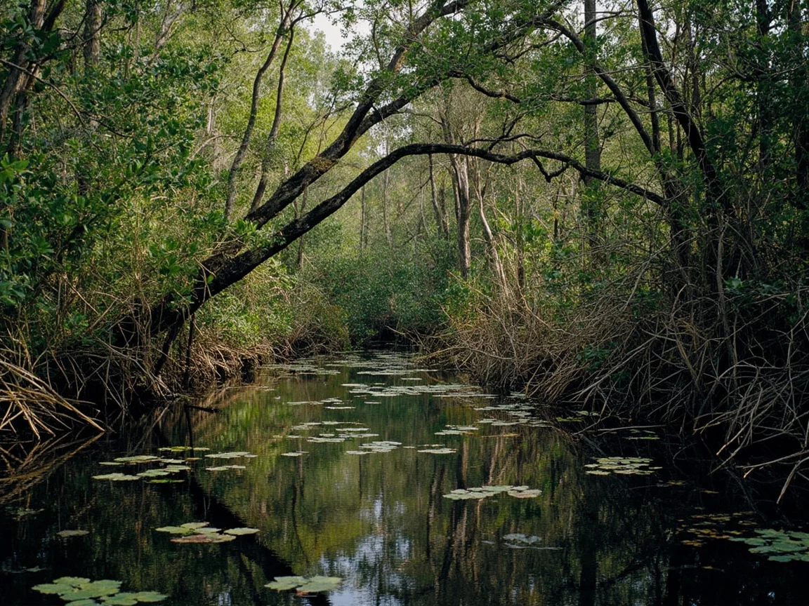 图片说明:Royal Palm 与 Anhinga Trail 步道入口导览