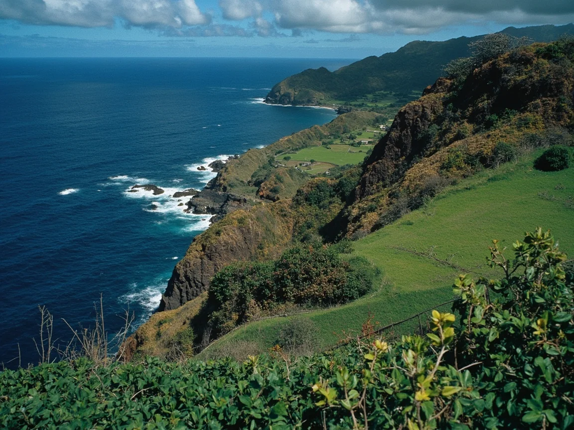 Molokai 西海岸 Papohaku 白沙海滩日落