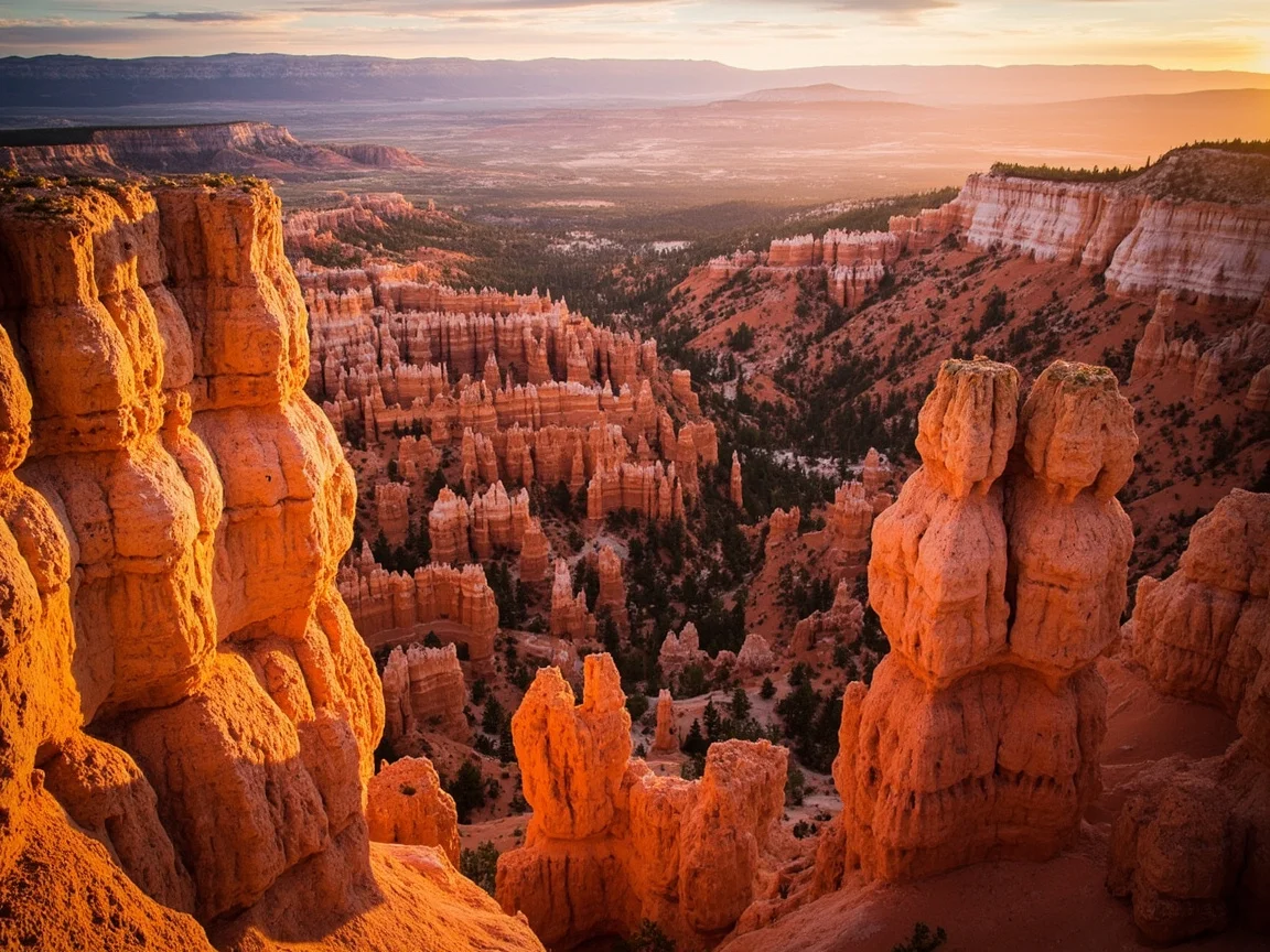 Bryce Canyon 入口與 Sunset Point 沿線的初步觀景位
