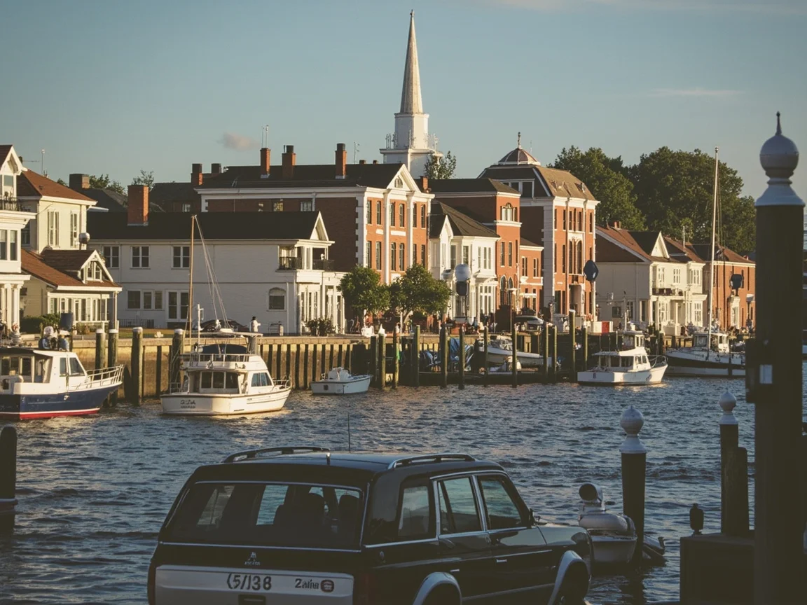 Chesapeake Bay码头 sa umaga