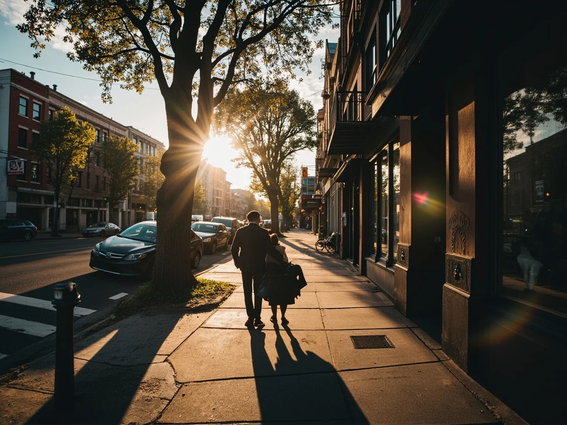 Ночной вид центра Oakland