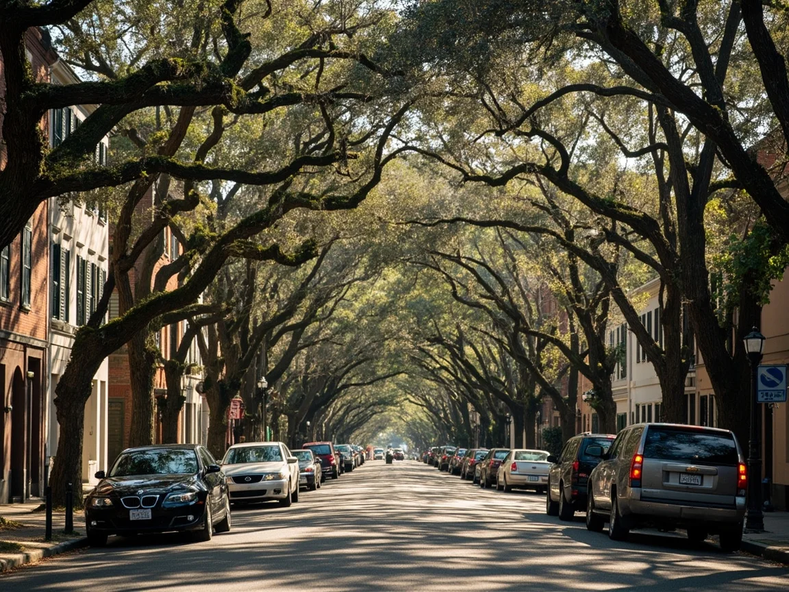 Oak Avenue ng Savannah Historic District