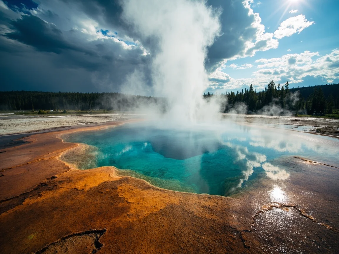 Old Faithful Inn Dining Room 内景