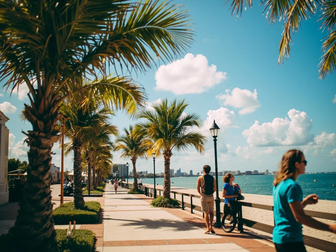Image caption: Miami International Airport (MIA) waiting lounge