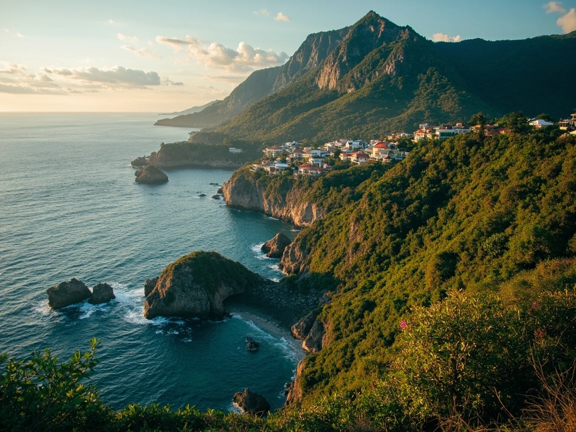 图片说明:Lanai 海岸线与家庭戏水场景