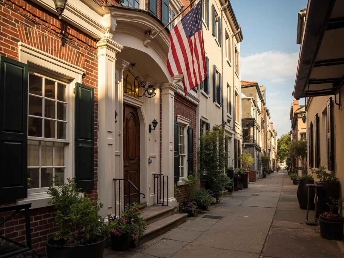 Hoàng hôn cảng Charleston