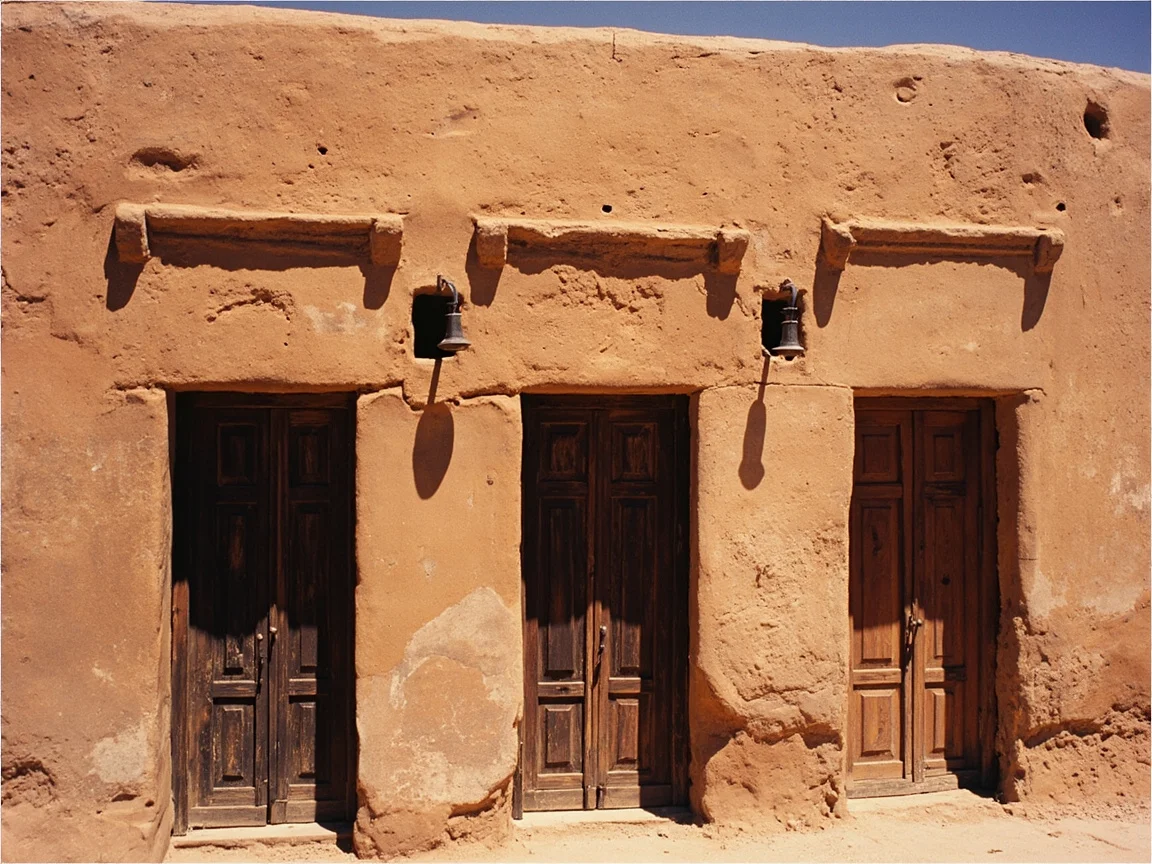 Taos 主街秋日街景