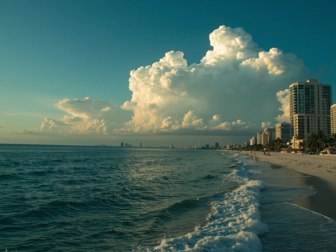 迈阿密 South Beach 海岸线